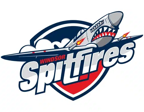 Windsor Spitfires logo in Windsor.