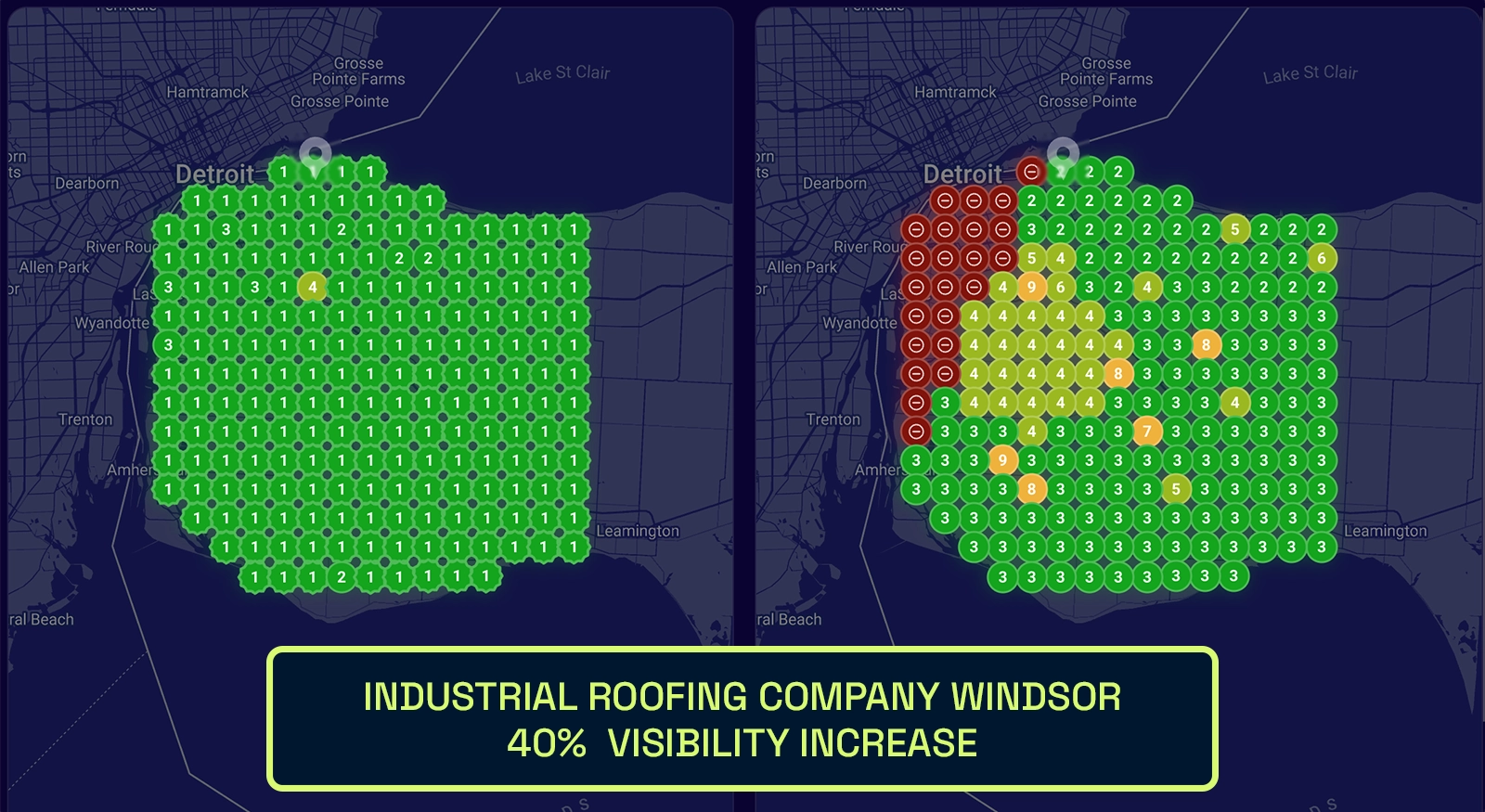 rauth roofing heatmap growth
