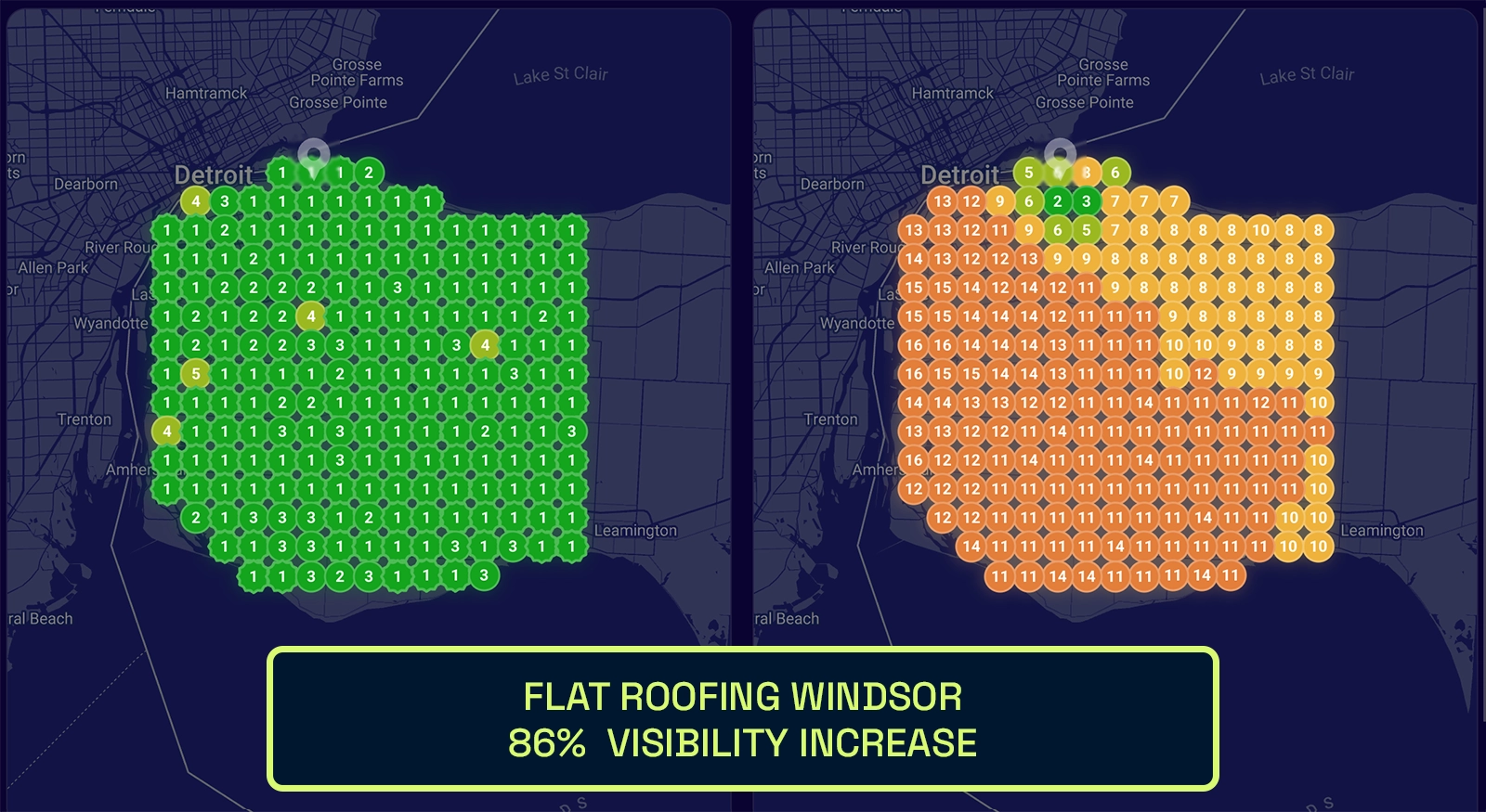 rauth roofing heatmap visibility